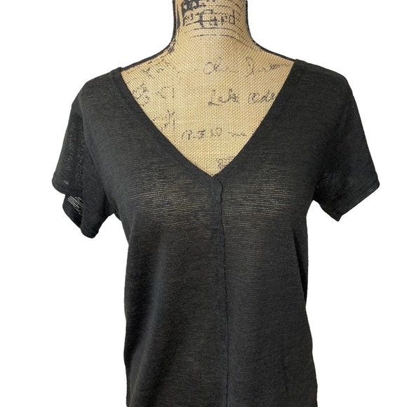 Very J Boutique Criss Cross Back Raw Hem Boho Top - Picture 4 of 12